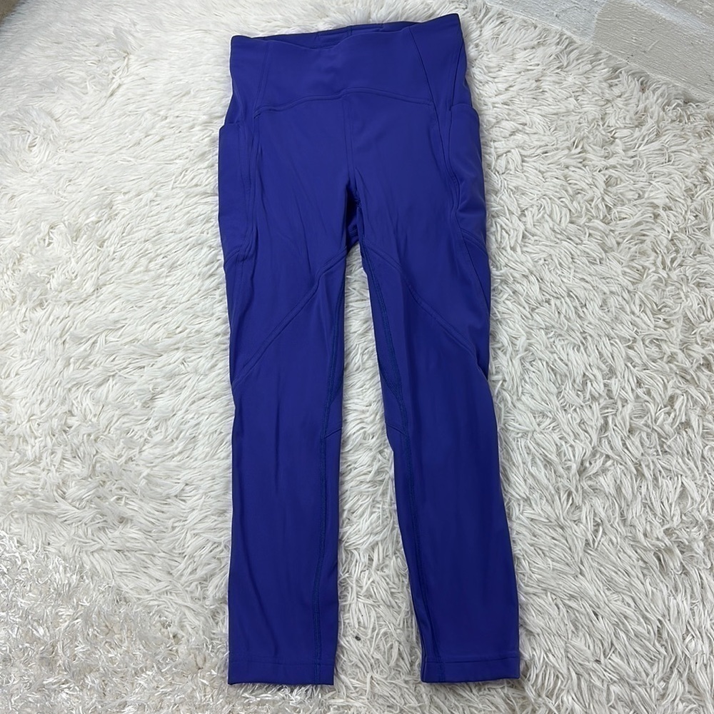 Lululemon Lead The Pack Crop 23" Stony Grape